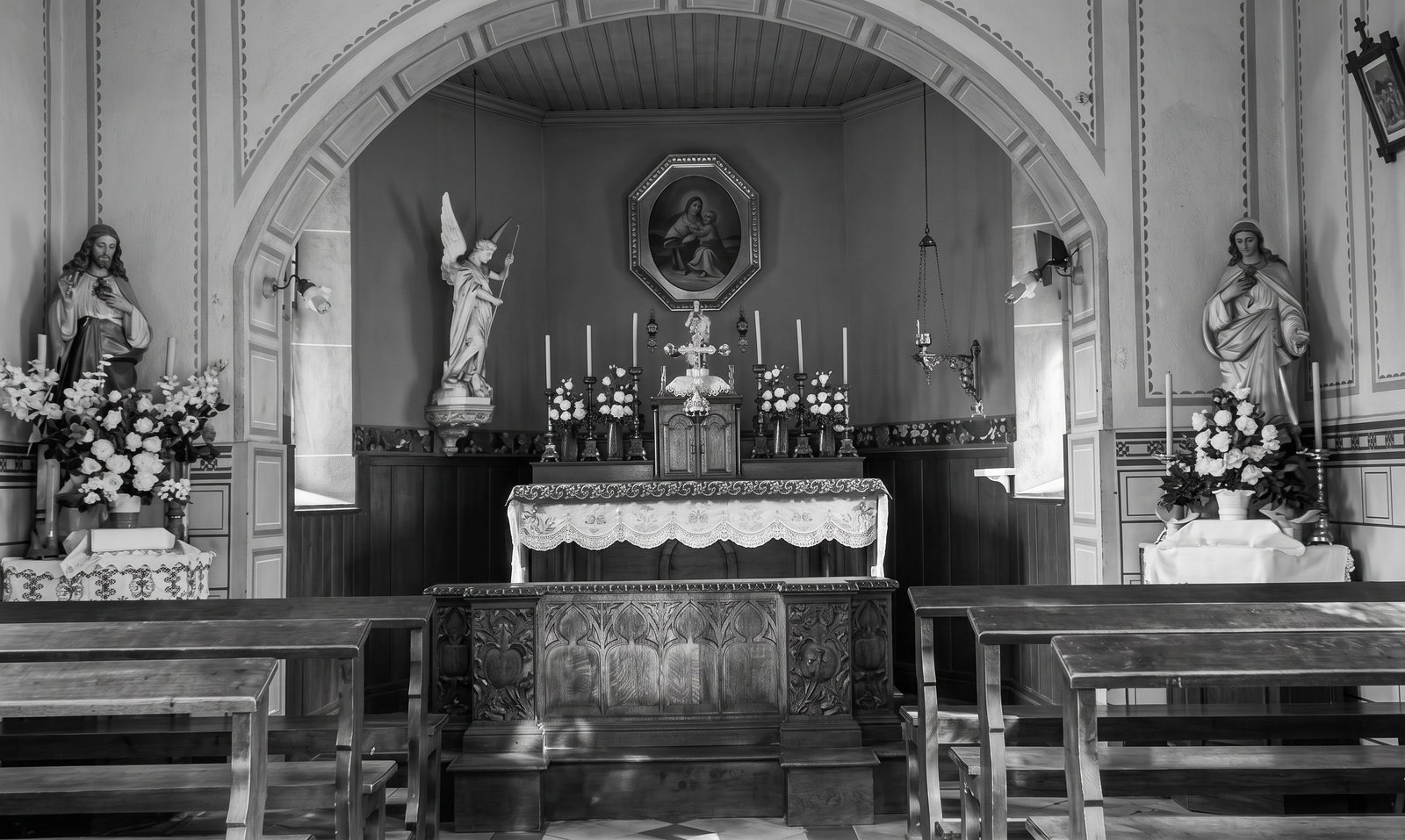 Santuario original en 1916